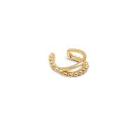 SINGULARU - Orecchino Singolo Ear Cuff Nina. Argento Sterling con Finitura in Oro 18Kt. Gioielli per Donna