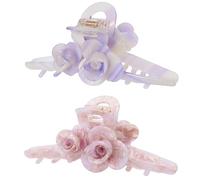 SINIDE Fermagli per capelli in acetato, a forma di conchiglia di tartaruga, grandi, in cellulosa e cellulosa, da donna, a banana, antiscivolo, accessori alla moda per capelli lunghi e spessi