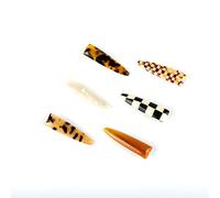 Sinide Fermaglio per capelli, 6 pezzi, con stampa leopardata e tartaruga, accessori per capelli per donne e ragazze