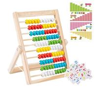 sinirttou Pallottoliere per Bambini Legno, Abaco Legno Calcolatrice, Adatto per l'Educazione Matematica a Partire dai 5 Anni