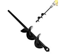 Sinirttou Trivella Elicoidale per Trapano da Giardino, Punta per Trivella a Spirale da Giardino,Punte a Coclea per Piantare,Trapano a Mano Attrezzo da Giardinaggio(4 x 22 cm)