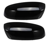 Sinistra Destra Retrovisore Specchio Copertura, per Chevrolet, Lucido Nero