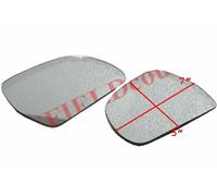 Sinistra e Destra Orvm Convesso Portiera Laterale Specchietto + Piastra Base Per