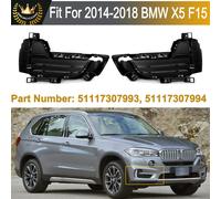 Sinistra + Lato Destro Paraurti Anteriore Inferiore Fendinebbia Griglia di Copertura per Bmw X5 F15 25d 30d 40d 50i 2013-2018 Lampada Della Nebbia Maglia Magickit