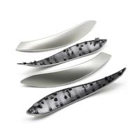 Sinistra Portiere Interne Set 2/4 Pezzi Maniglia Interna Porta Esterna Rivestimento Per BMW Serie 3 4 Per M3 Per M4 Per F30 Per F80 Per F31 Per F32(Silver 4PCS)