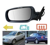 Sinistra Specchio Ala Anteriore Con Termico 1996-05 VW Passat B5 B5.5
