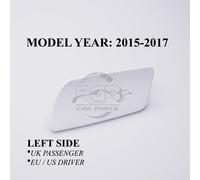 Sinistro Side Faro Rondella Cover per VW Touareg 7P MK2 15-17 pure white LC9A