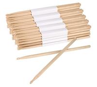 SINJEUN 24 paia di bacchette per batteria 5A, classiche in legno d'acero, con punta in legno 5A, per principianti, studenti e adulti