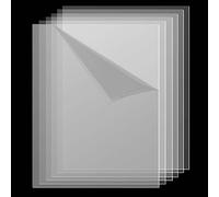 SINJEUN 6 fogli in acrilico formato A3, 3 mm, trasparente, per pubblicità, esposizione e creazione artigianale (42 x 29 cm)