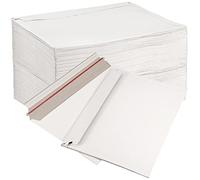SINJEUN Confezione da 100 buste in cartone formato A4, 325 mm x 230 mm, autosigillanti, buste piatte per documenti, foto, immagini, carta