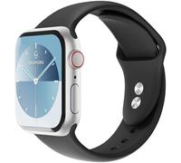 Sinjimoru Cinturini in silicone per Apple Watch, cinturini regolabili in silicone per Apple Watch Band per Apple Watch Series 7/6/SE/5/4