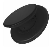 Sinjimoru for MagSafe Phone Grip, Soft Silicone Magnetic Finger Grip for iPhone 16/15/14/13/12, Comfortable One-Touch Holding, M-Tap Tok Black