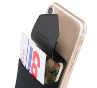 Sinjimoru Porta carte di credito, ultra sottile stick on Wallet iPhone & Android Smartphone Card Case, porta biglietti da visita, portafoglio per carte di credito, porta carte e clip per soldi, Sinji