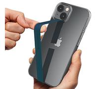 Sinjimoru Sinji Loop - Supporto da dito ultra sottile, cinghia di sicurezza per custodia compatibile con iPhone e Samsung, colore: Blu
