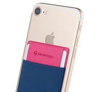 Sinjimoru Sinji Pouch Flap - Portafoglio in tessuto minimalista per iPhone, con supporto per carte di credito, colore: blu navy