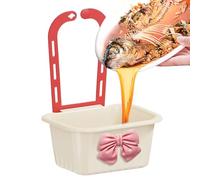 Sink Drain Basket, Corner Trash Catcher, Hangable Food Waste Holder, Multipurpose Strainer Container, Compact Space-Saving Bin, Rice Fruit Meat Soap Travel Apartment Bathroom Use