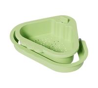Sink Drain Basket, Food Waste Collector, 10.04x8.66inches, Anti-Clogging Strainer, Dry-Wet Separation Design, Durable Easy-Clean Material, Ideal for Kitchen, Restaurant, Apartment, Hotel, Rental Use