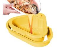 Sink Drain Baskets, Dry-Wet Separation Food Waste Catcher, Anti-Clogging Kitchen Strainer Basket for Sink Drains, Apartment Hotel Rental Restaurant Use, 10.04x8.66 inches