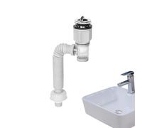 Sink Drain Pipe Kit - Multi Partner - Gruppo di linee di perdita, raccordo di lavaggio | Sostituzione delle acque reflue regolabili - Modelli di ricambio - Anchion - Strumenti di installazione