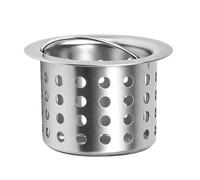 Sink Drain Strainer - Stainless Steel Deep Cup Kitchen Sink Strainer With Handle Removable Drain Filter Basket Replacement SinkStrainer For Kitchen Bathroom