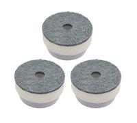 MASTERCLASS Kitchen Craft Spugne per la Pulizia di Ricambio per Sapone e scovolino (MCSOAPDBRUSH), Bianco/Grigio, 6 x 4 cm