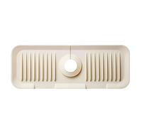 Sink Mat - 5.5x15 Inches FaucetMat, Adjustable SinkProtector, High-quality and Safe Material Silicone Sink Matfor Faucet | Durable Sinks Splash Guard Drying Mat Soap Holder for KitchenSink for Bathr