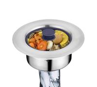 Sink Plug Replacement - 3.19 * 4.33 * 1.57 Inches Sink Strainer Plug | Kitchen Sinks Stopper | Removable Drain Stopper With Basket Filter | Anti-Clogging Debris Catcher For Bathroom Wash Basin