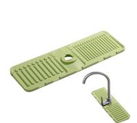 Sink Splash Guard for Kitchen Faucet, 5 Gradi Incline Draining Pad, Handle Drip Catcher Tray Behind Faucet, Water Splash Mat for Kitchen, Bathroom, Farmhouse, Keeps Countertops Dry and Clean