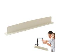 Sink Splash, Guard Shield, Silicone Protector, Waterproof Counter Barrier, Flexible Water Stop Strip for Spill Control and Dry Surfaces, Kitchen, Bathroom, Bathtub, Washing, 19.29x3.19x1.97 Inches