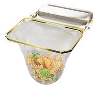 Sink Strainer, Foldable Mesh Holder, Rust-Proof Kitchen Filter, Basket With 50 Mesh Bags, Multipurpose Drain Rack, Food Scraps, Sponge & Dishwashing Accessories