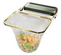 Sink Strainer, Foldable Mesh Holder, Rust-Proof Kitchen Filter, Basket With 50 Mesh Bags, Multipurpose Drain Rack, Food Scraps, Sponge & Dishwashing Accessories