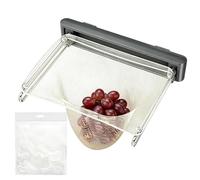 Sink Strainer Food Catcher Set - 100 Pack Fine Mesh Filter Bags for Drain Basket | Large Capacity Kitchen with Waste Holder, Fine Net Drain Catcher for Food Scraps Tea Dregs Peels Home Commercial Use