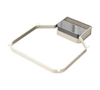 Sink Waste Strainer - PC 21,8 cm, Kitchen Food Catcher, suction Cup | Foldable, Drain Filter Basket, Corner Mesh Holder for Food Waste Disposal, Scrap Collection, Garbage, Sink, Home Kitchen