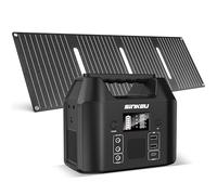 SinKeu Centrale elettrica portatile 96Wh con pannello solare 40W, 30000mAh LiFePO4 batteria generatore solare ha 230V 150W AC Outlet/12V DC/USB, alimentazione di backup per campeggio picnic giardino