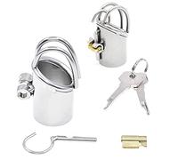 Sinkmaxu Gabbia Per Pene Cintura Di Castità Per In Acciaio Inossidabile Con Dilatatore Dell'Uretra Catetere Spina Per SM Bondage Anello Per Il Anelli