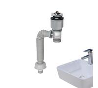 Sinks Drain Pipe Kit, Sink Waste Pipe, Anti-Clog Sink Plumbing Kit, Anti-Clog SinkK Plumbing KitS, Bathroom SinkS Drain PipeS, SinNkS PipeS Strainer, Kitchen SinNk Accessories, DrainS PipeE