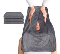 SINLAND Asciugamani per estetista in microfibra per trattamenti viso maschera rimozione viso panno morbido per il viso con design diviso asciugamani spa per massaggio e pulizia del viso a vapore