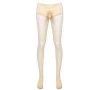 Sinleey Calze Trasparenti Uomo Con Leggings Punta Base Pantaloni Biancheria Intima Pantaloncini Letto Senza Cuciture Sottopiede Lingerie Allucinante Calze In Nylon Nudo XXL
