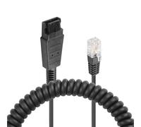SinLoon Cavo adattatore da RJ9 a QD per cuffie con disconnessione rapida, compatibile con Plantronics, Nortel, Mitel, Aastra, NEC e altro ancora