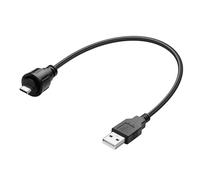 SinLoon Cavo da USB 2.0 a USB C maschio a USB A 2.0 maschio adattatore di ricarica per trasmissione bidirezionale con filettatura fissa, 30 cm