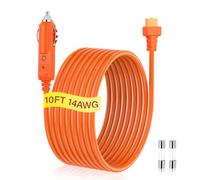 SinLoon, cavo di prolunga per accendisigari XT60 da 14 AWG, 12 V, con spina accendisigari per connettore XT60 femmina, cavo di prolunga con fusibile e luce LED per stazioni di alimentazione