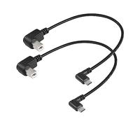 SinLoon Confezione da 2 cavi per stampante USB-C ad angolo retto da USB B a tipo C, da 11,8 pollici USB B a spina USB-C per stampante, controller MIDI, scanner (L+L)