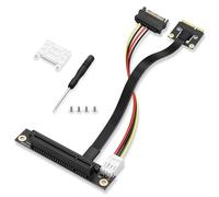 SinLoon Mini PCIE Wireless Scheda di Rete a PCIe X8 Extender Cavo Mini-Pcie Maschio a PCI-E X8 Femmina Riser Cable 20CM