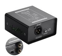 SinLoon XLR1-BOX Ground Loop Noise Isolator, Monocanale con porte XLR e 6,35 mm, Attenuazione a 3 livelli, Passivo, Ideale per Studio, Home HiFi e Audio Auto