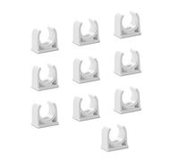 Sinmova 10PCS 20mm U-Tipo Morsetti a Pipa Raccordi a Condotto Bianco