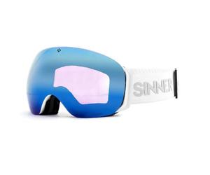Sinner Avon-Matte White-Double Blue DBL ORNG SINTRAST-Cat. S3+S1 - Occhiali da sole, unisex, multicolore, taglia unica