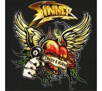 Sinner Crash and Burn (CD) Album
