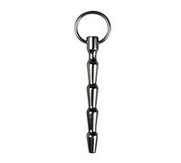 Sinner Gear -Suono uretrale a coste, Hollow Metal Dilator - (Ø Lunghezza 14 CM e Insert 10 CM) Giocattoli sessuali per giochi per adulti estremi