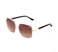 SINNER MADIKI-Shiny Gold Metal-Gradient Brown Occhiali da sole, Adulti Unisex, Multicolore (Multicolore), Taglia unica