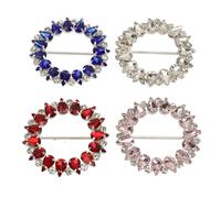 Sinnes Brillanti Abbigliamento in Metallo Elettroplità, 4 pz T-shirt Tip Clip Swearf Swings for Shirts Clothing 2.4x2.4x1.4in, con Fibbia di Vita Versatile, Super Decorare